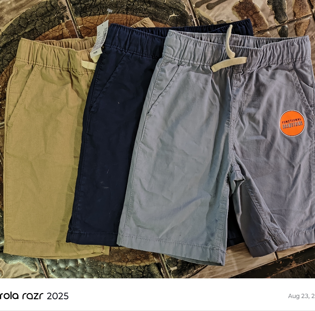 The Children's Place Kids Shorts - Tan, Navy, Gray